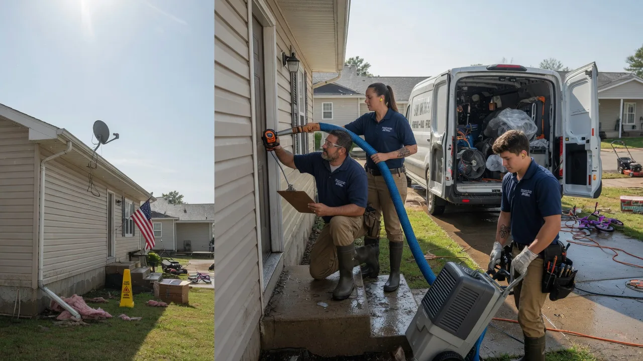 Ceiling Water Damage Restoration in Roanoke, AL near me